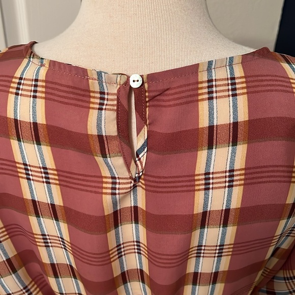 EUC Entro Plaid Dress - Picture 7 of 8
